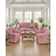 thumbnail image 4 of Set Fundas Sillon Elastica 3+1+1 Con Faldon Textura Nido de Abeja, 4 of 6