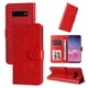 thumbnail image 1 of Funda tipo cartera FOXDOCK para Samsung Galaxy S10 Plus , diseño girasol en relieve, cuero PU, cierre magnético, soporte y tarjetero, 1 of 5
