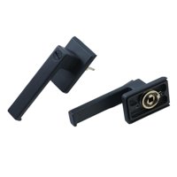 Magideal - Herrajes Para Manijas De Puertas De Baño, Rústicos, Versátiles, Fáciles De Instalar Para Puertas De Vidrio, Para Casas, Apartamentos, Salas De Estar Y