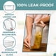 thumbnail image 4 of Juego de contenedores de almacenamiento de alimentos Razab HomeGoods 1.5 L (52 oz) x 2, 4 of 7