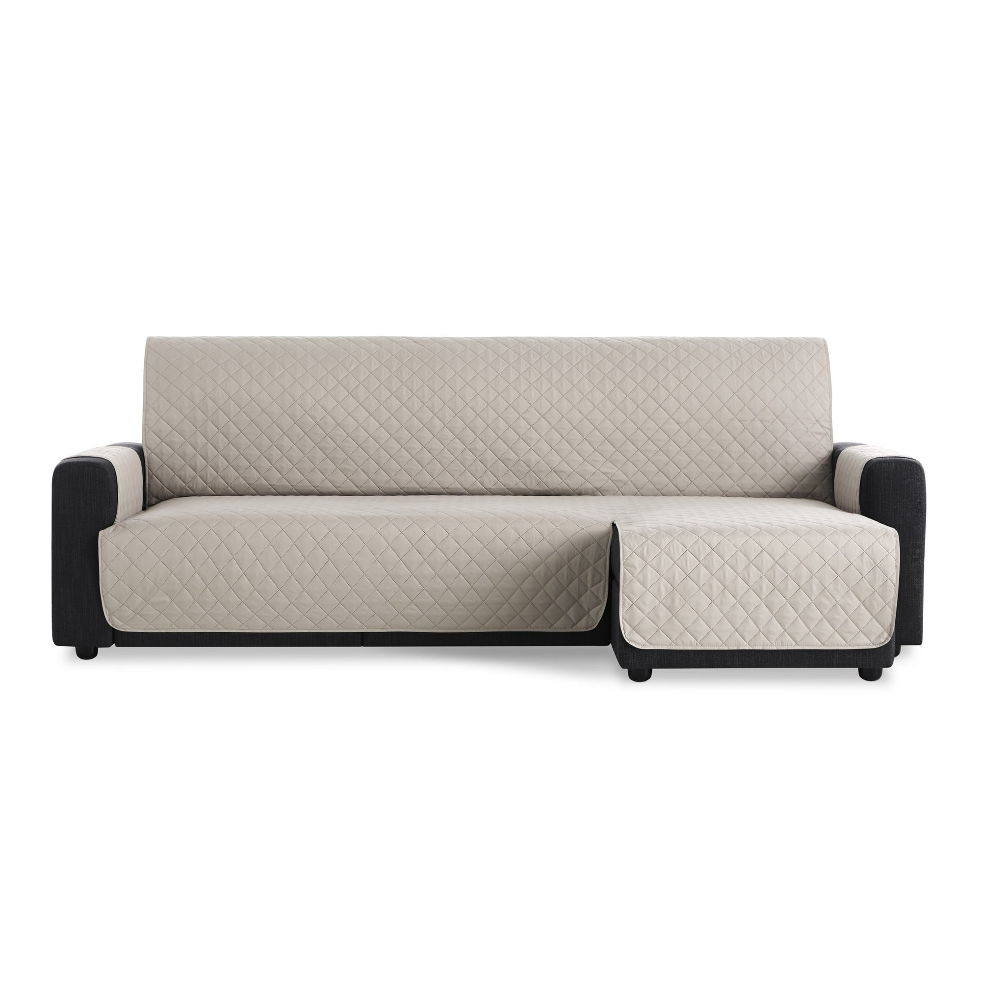 Zahr - Fundas Chaise Longue Acolchado 200 Marfil