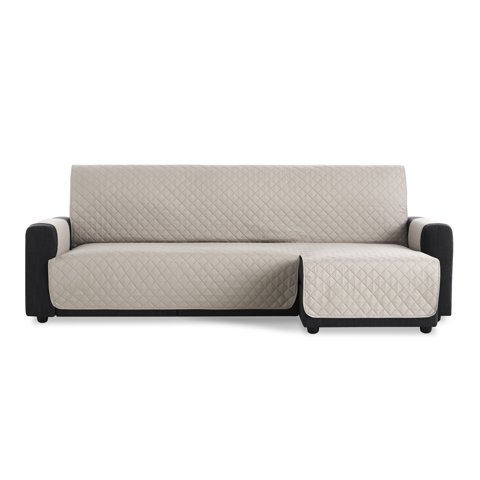 Zahr - Fundas Chaise Longue Acolchado 200 Marfil