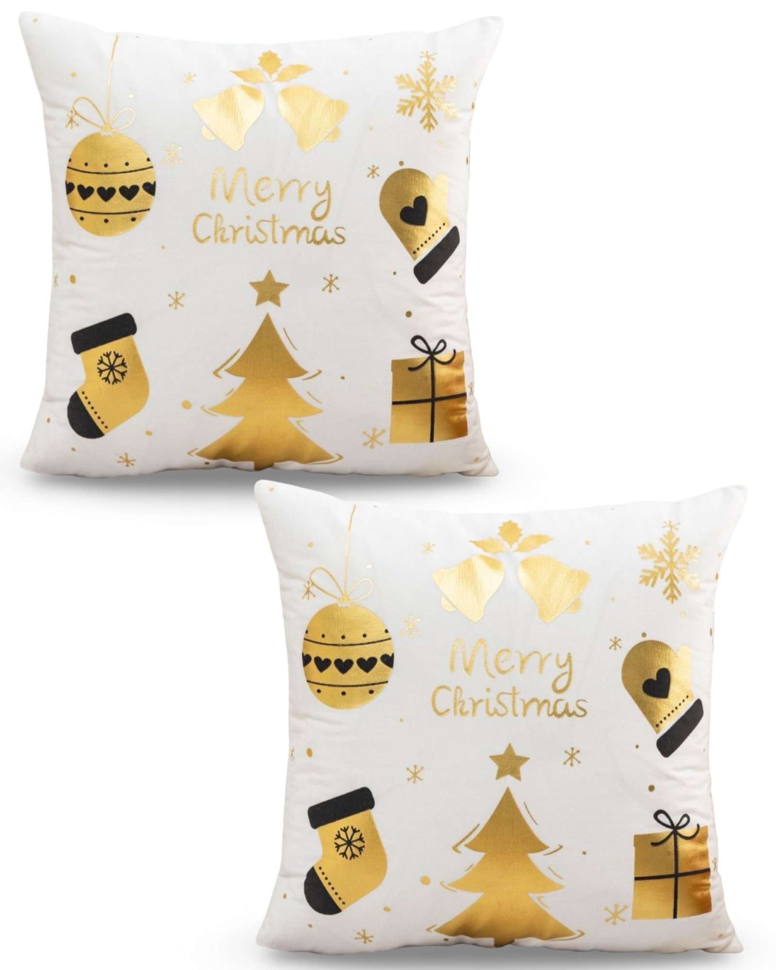 Genérico - Set De 2 Fundas De Cojin Para Navidad M2