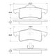 thumbnail image 2 of Pastillas Freno para auto Jeep Grand Cherokee 1999-2004 Trasero, 2 of 4