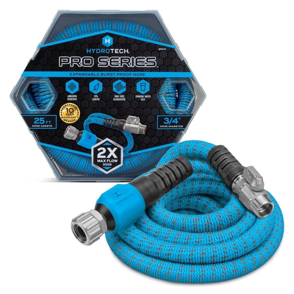 Manguera de jardín HydroTech Pro Series 7,5 m 3/4" de alto caudal