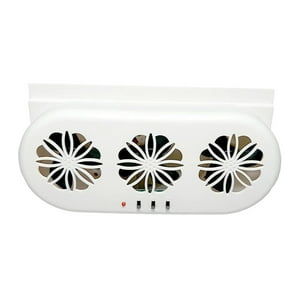 Genérico - Ventilador De Coche Ventilación De Ventana Ventilación Universal Para Camiones Vehículo Automotriz Blanco
