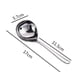 thumbnail image 2 of Cucharón pequeño para salsa Cucharón para servir de acero inoxidable Cucharón para salsa plateado, 2 of 5