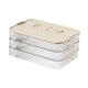 thumbnail image 2 of Bandeja Organizadora Para Conservar Alimentos De 3 Capas Para Bollos, Fideos Y Galletas Al Vapor., 2 of 5