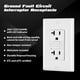 thumbnail image 2 of Tomacorriente GFCI ELECTECK LD5005W220A 20A 125V 2500W, 2 of 3
