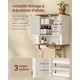 thumbnail image 4 of Gabinete de Pared para Baño VASAGLE LIRY 20x46x63cm Rústico, 4 of 6