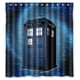 thumbnail image 1 of Cortina de ducha de Doctor Who, juego de cortina de baño con ganchos, tamaño 66 x 72 pulgadas, 1 of 3