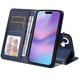 thumbnail image 3 of Funda Billetera para iPhone 17 con Porta Tarjetas y Soporte Ajustable Azul, 3 of 5
