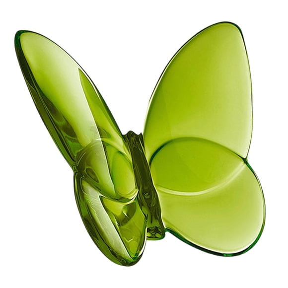 Figura De Mariposa De Cristal, Figura De Mariposa Voladora Para Estantería, Escritorio De Casa, Verde