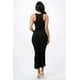 thumbnail image 3 of Vestido Largo Con Cuello Alto Y Abertura Lateral, 3 of 3