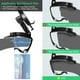thumbnail image 5 of 2-Pack Car Phone Holder, 360 grados giratorio salpicadero Clip de montaje, compatible con iPhone 11, 13/12 Pro Max, 8, 8Plus y Samsung S10, S9, S8, se adapta a 4 "~ 7" Smartphones-Negro, 5 of 6