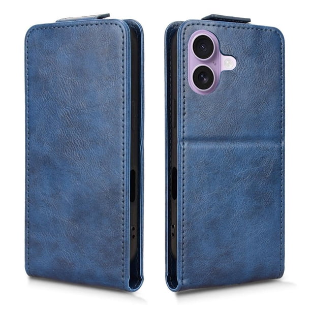 Funda tipo folio para iPhone 17 con soporte magnético y protección para la cámara Azul
