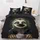 thumbnail image 1 of x794 Bed SheetsCartoon Animal Cute Sloth Super Duvet Cover Set, Botanical Floral Bedding Set with Zipper, Quilt Cover Set and Pillowcases 3-Piece Bedding Set (1 Duvet Cover + 2 Pillow Shams) nj794, 1 of 5