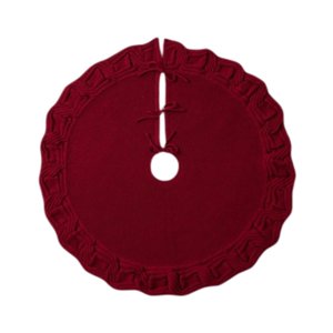 Magideal - Falda Para De Navidad, Decoración Navideña, Decoración Navideña Redonda, Falda Para De Navidad Para Fiestas, Interiores, Vacaciones, Sala Púrpura Rojo