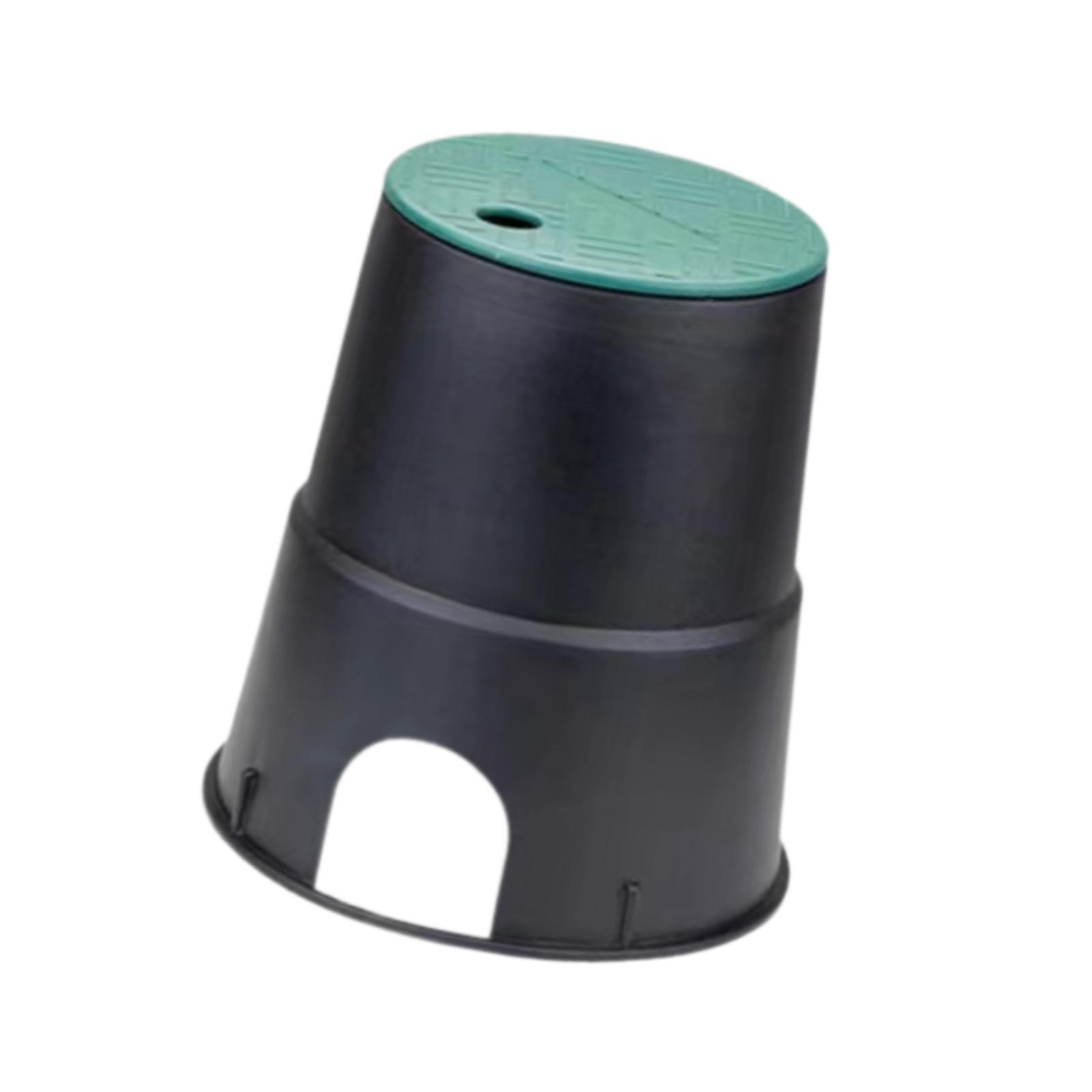 Magideal - Caja De Válvula De Rociadora Caja De Válvula Subterránea, Práctica, Práctica Y Resistente Caja De Válvula De Riego Con Tapa Para Jardín De Jardinería