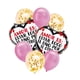 thumbnail image 3 of 8 Globos Decoracion Cumpleaños Globos Metalico Corazon 3096 Rosado, Negro, Blanco, 3 of 3