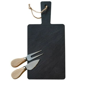 Set Aperitivo 3 Piezas Tabla 28X14Cm Piedra Pizarra Wayu Cocina