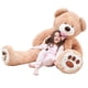 thumbnail image 1 of Peluche gigante IKASA con forma de oso de peluche, 160 cm, color marrón, 1 of 9