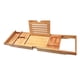 thumbnail image 1 of Bandeja Caddy Para Bañera De Bambú Premium Ajustable 29.53''~42.91'' Regalo Único Madera, 1 of 5