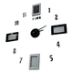 thumbnail image 3 of Reloj De Pared Y Cuadros Para Fotografías Mural 3d Moderno, 3 of 5