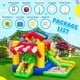 thumbnail image 4 of Castillo inflable FBSPORT con tobogán y piscina de pelotas para niños, 4 of 8