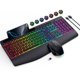 thumbnail image 1 of Combo Teclado y Ratón Inalámbricos VEILZOR PC418 con Retroiluminación RGB, 1 of 7