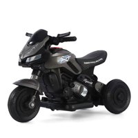 Mundo Online - Moto Eléctrica Infantil 3 Ruedas Con Luz Y Sonido Hk5 6V Negra