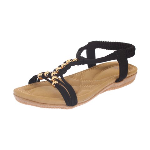 Sandalia Negro Vía Franca