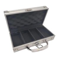 Magideal - Caja De Fichas De Juego, Contenedor De Almacenamiento De Gran Capacidad, Caja De Recolección De Tarjetas, Soporte De Fichas Vacío Para Juegos De Mesa 200 Fichas