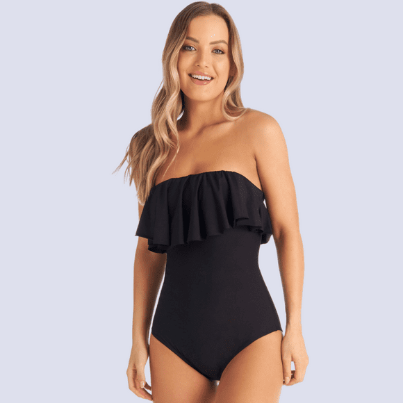 Traje De Baño Bolero Strapless Control Abdomen