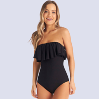Chamela - Traje De Baño Bolero Strapless Control Abdomen