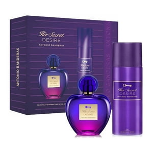 Antonio Banderas - Perfume Her Secret Desire Estuche Edt 80 Ml + Desodorante 150 Ml