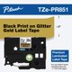 thumbnail image 2 of Cinta Etiquetadora Brother TZe-PR851 Negro sobre Dorado Brillante 24mm x 8m, 2 of 7