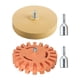 thumbnail image 1 of 2 herramientas genéricas para quitar calcomanías de ruedas con borrador, rueda de goma con adaptador de taladro para ventanas de RV, aplicación rápida, 1 of 5