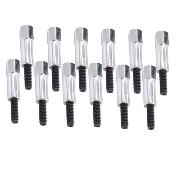 Tornillos para Tapa de Válvula GSKMOTOR - Paquete de 12, Cromo, 3,3 cm