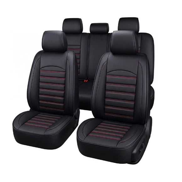 Fundas Cubreasientos Ecocuero Negro Universal XRoad