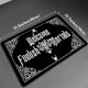 thumbnail image 2 of Felpudo IFHUH 80 cm x 50 cm "Welcome Foolish Mortals", 2 of 6