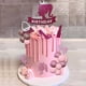 thumbnail image 4 of Set de decoración para tartas con purpurina, feliz cumpleaños, fans de Barbie, 4 of 6