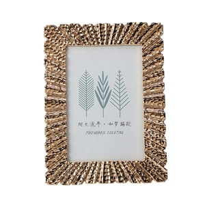 Bothyi - Marcos De Fotos Elegantes Soporte De Imagen De Metal Para El Hogar Dormitorio Sala De Estar 6 Pulgadas