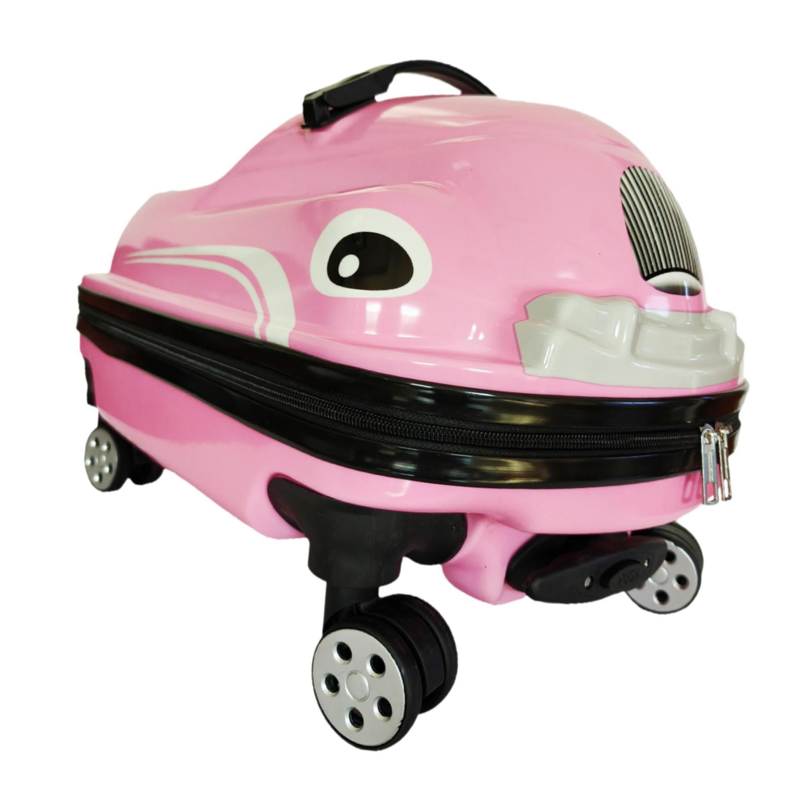 Bothyi - Maleta De Paseo De 20 Pulgadas Para Niños Con Carrito Para Niños Y Niñas, Regalo Para El Día Del Niño, Color Rosa