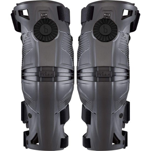 Rodilleras Mobius X8 Talla Mediana Gris Tormenta/Negro