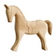 thumbnail image 2 of Figura De Caballo De Madera Sin Terminar Para Escritorio, Dormitorio Festivo, Sin Pintar, Estilo B, 2 of 5