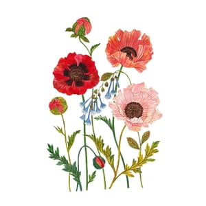 Magideal - Pegatinas De Pared De Flores Autoadhesivas De Pvc Para Decoración De Pared De Plantas De Jardín, Sofá, Sala De Estar, Habitación De Niños Y Hogar.