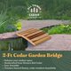 thumbnail image 2 of Puente de Jardín All Things Cedar 61 cm Natural, 2 of 7
