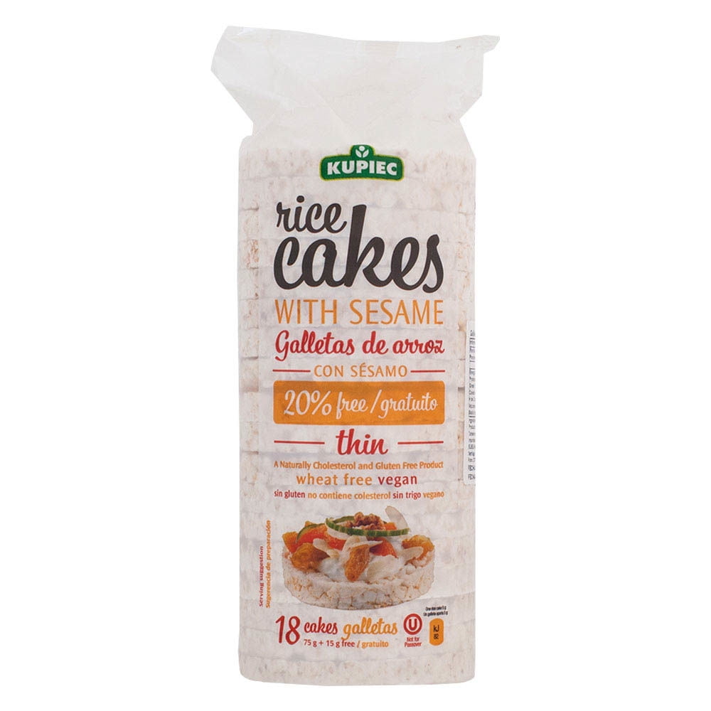 Galletas De Arroz Con Sésamo Bolsa 90 g Kupiec