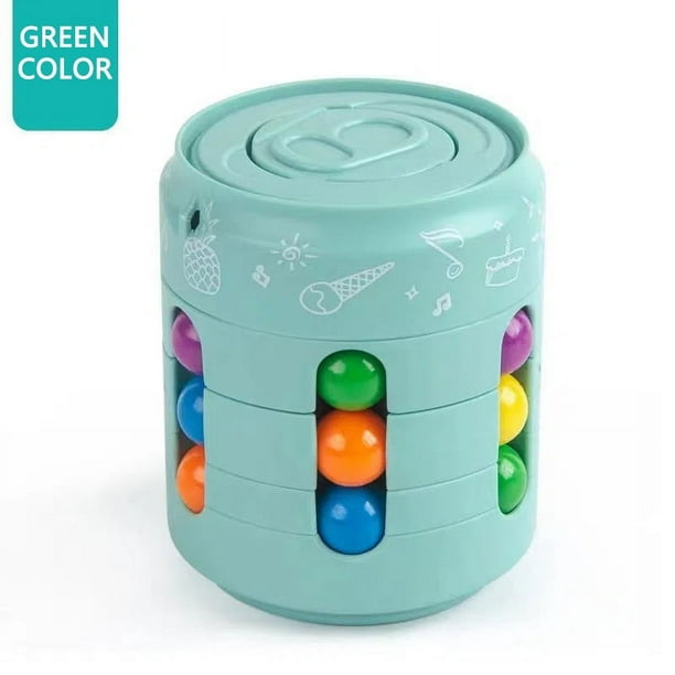 Children's Rubik's Cube Toy LATE Educational Toy,Fidget Hand Spinner Sorting Puzzle Brain Training Infinity Cube Spinning Toy